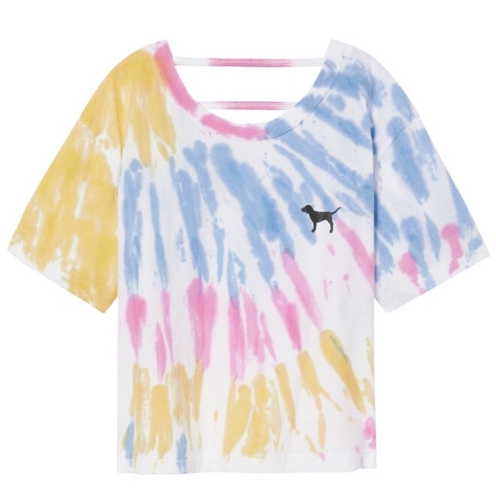 VS PINK CROP TOP